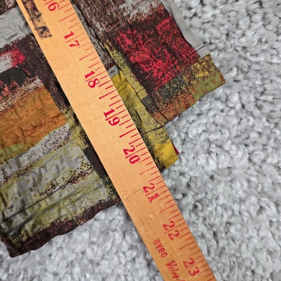 Habitat Womens Top‎ XL Pullover Pucker Weave Abstract Artsy Lightweight Shirt - Picture 14 of 15